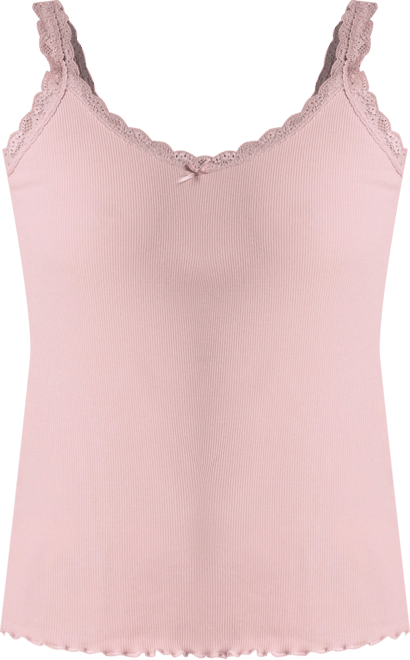 Women's Cami Rib Lace