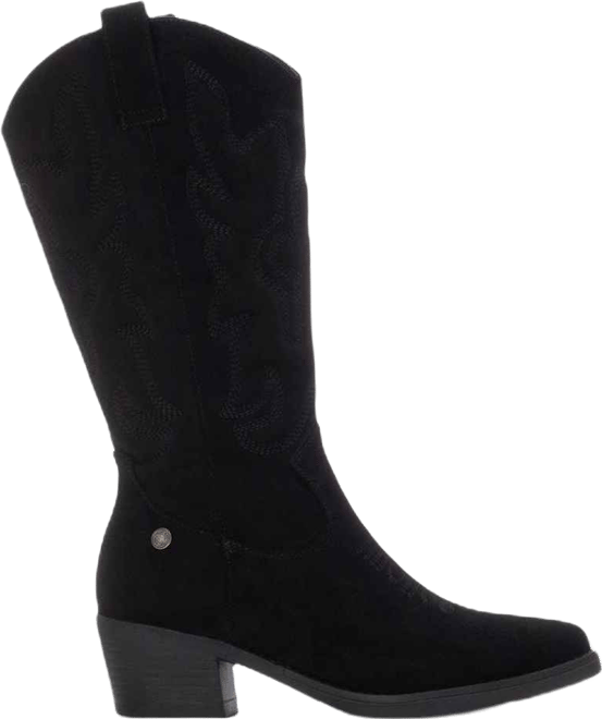 Women's Italian Western Suede Booties Refresh Collection By 
