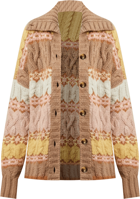 Highland Fairisle Cardigan - Lakeside Fairisle Haze | Faherty Brand