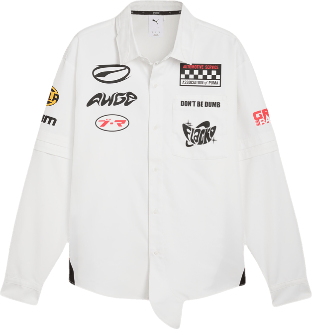 A$AP ROCKY x PUMA Layered Pit Crew Button Down, Top