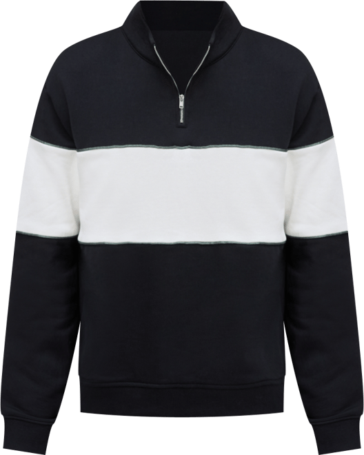 Men's Relaxed-Fit Half-Zip Sweatshirt, Macy's Exclusive