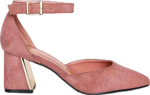 Rory Metallic Sling Detail Block Heel Sandals Women