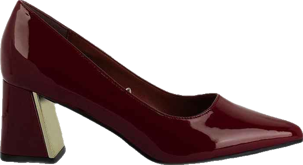 Zaila Metallic Accent Block Heel Pumps Women