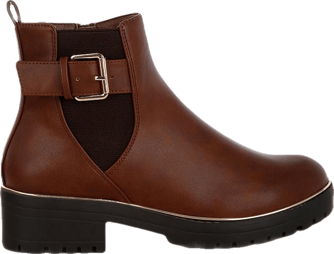 Antorin Chunky Buckle Detail Ankle Boots Women