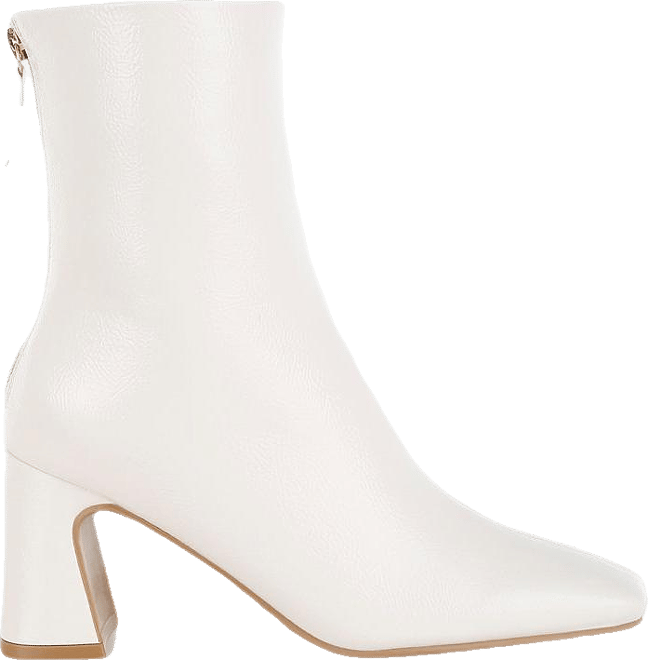 Kostaka Patent Square Toe Ankle Boots