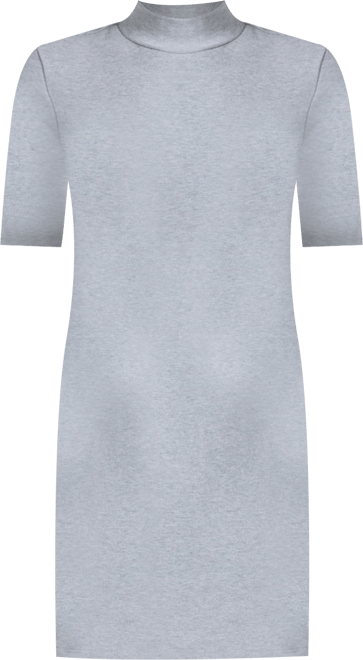 Women's Soft Mock Neck Mini Dress