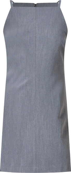 Women's High Neck Fitted Mini Dress