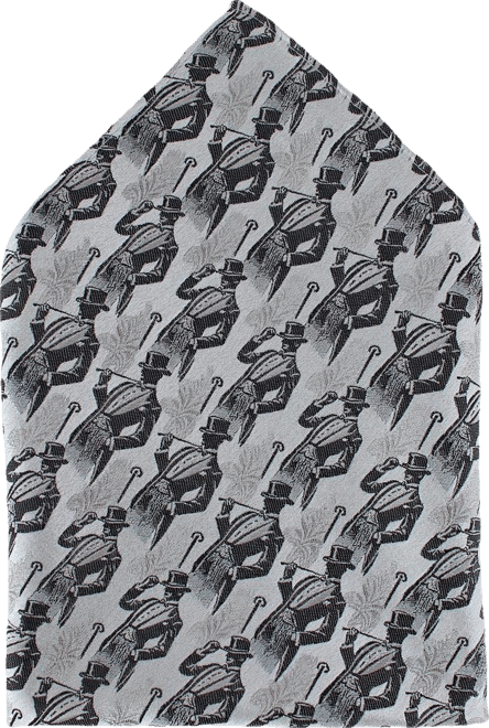 Men's Ambrose Dapper Night 12x12 Silk Pocket Square