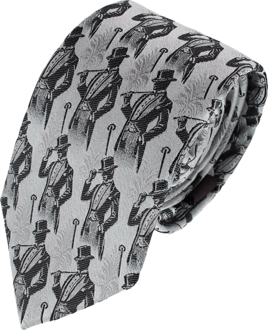 Men's Ambrose Dapper Night Silk Novely Necktie