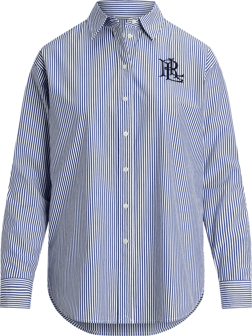 Petite Relaxed Fit Stretch Cotton Shirt