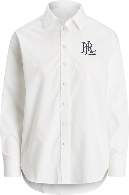 Petite Relaxed Fit Stretch Cotton Shirt