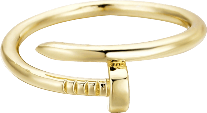 Gold Plated Nail Ring