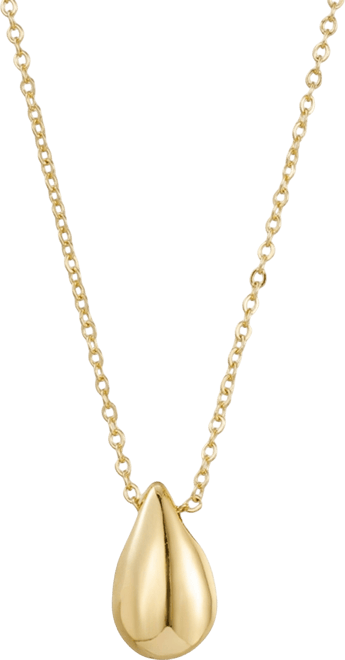 Gold Teardrop Necklace