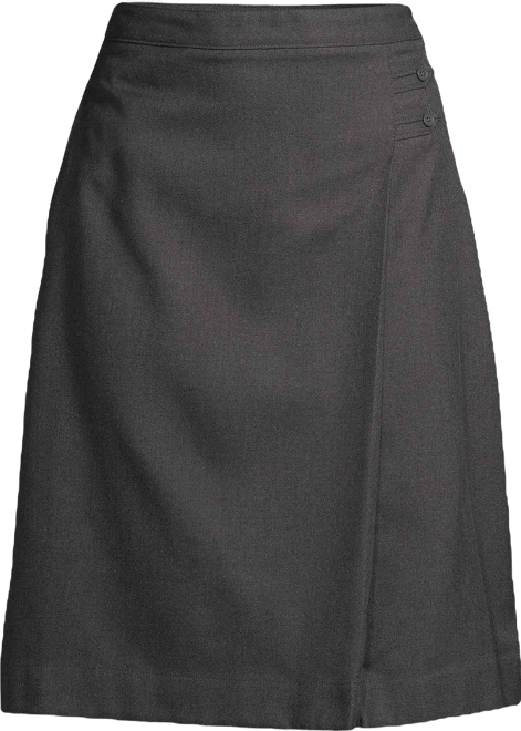 Women's Solid A-line Skirt Below The Knee