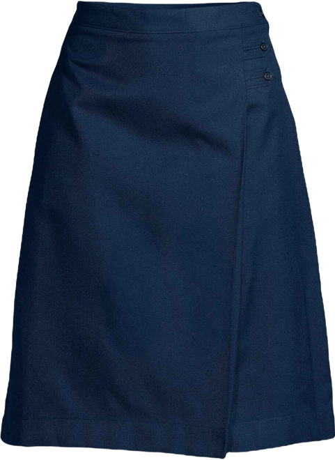 Women's Solid A-line Skirt Below The Knee