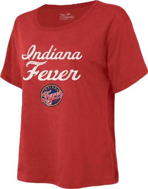 Women's Red Indiana Fever The Edge Premium Boxy T-Shirt