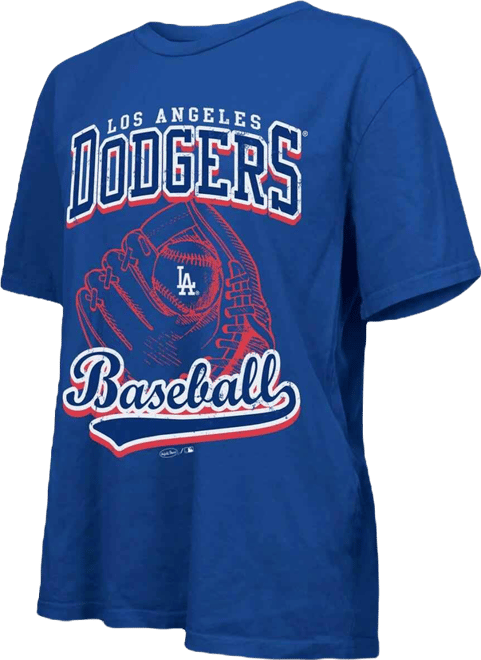 Women's Royal Los Angeles Dodgers Oversized First Base T-Shirt