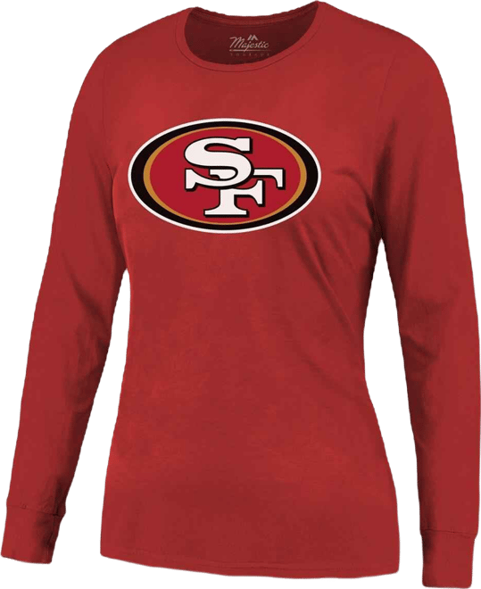 Women's Brock Purdy Scarlet San Francisco 49ers Player Name Number Long Sleeve T-Shirt