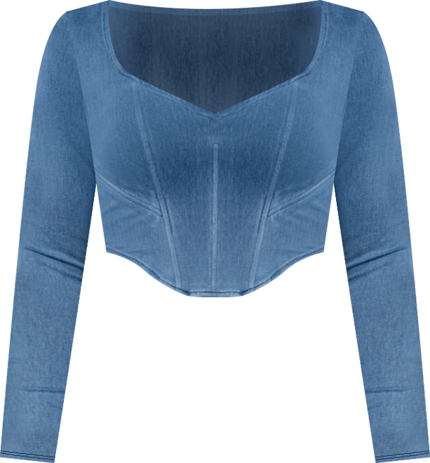 Women's Tesa Sweetheart Denim Top