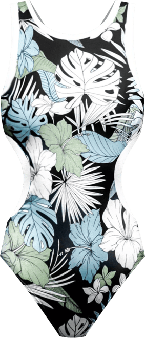 Women's Chic Colorblock Cutout Monokini Swimsuit