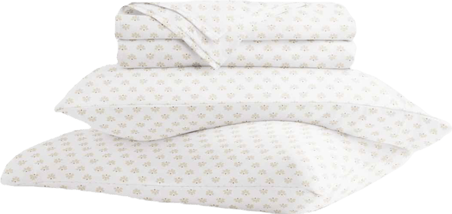 Long Staple 300-Thread Count Cotton Pattern 4-Pc. Sheet Set, Full