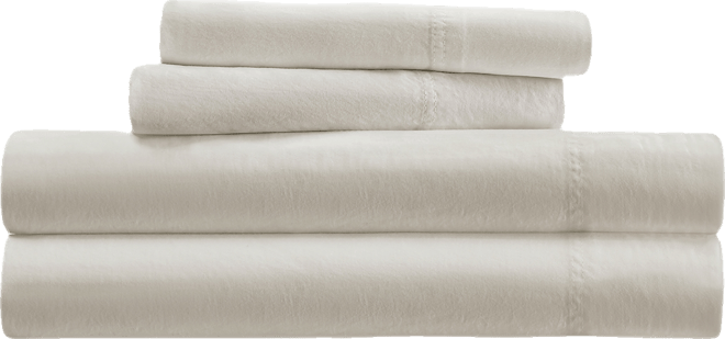 Long Staple 300-Thread Count Cotton Solid 4-Pc. Sheet Set, California King