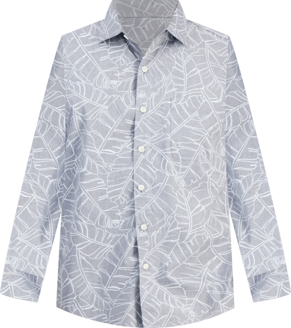 Men's Feather Skies Cotton Chambray Shirt