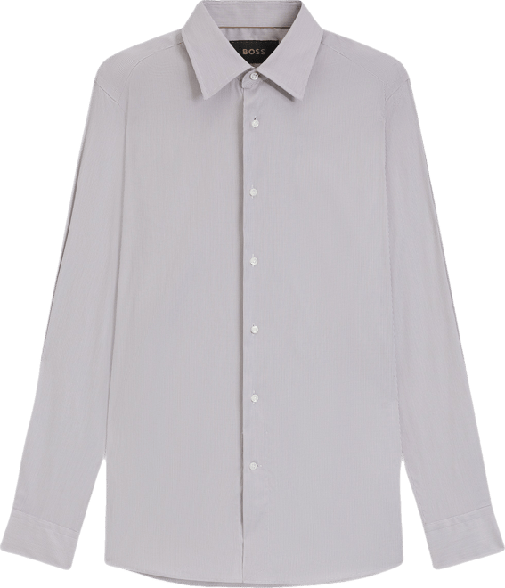 Boss by  Men's Cotton Blend Slim-Fit Dress Shirt