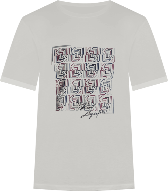 Men's Kl Squared Print T-Shirt