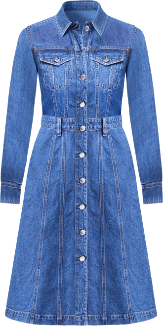 Women's Denim Midi Shirtdress, Macy's Exclusive