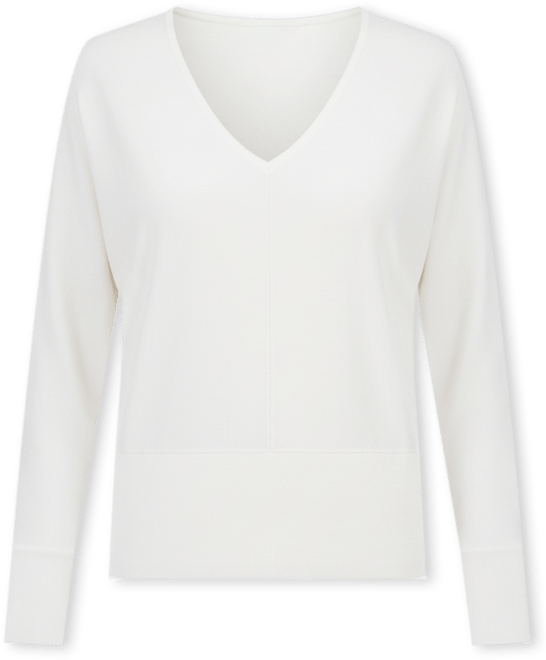 Petite V-Neck Dolman-Sleeve Sweater, Macy's Exclusive