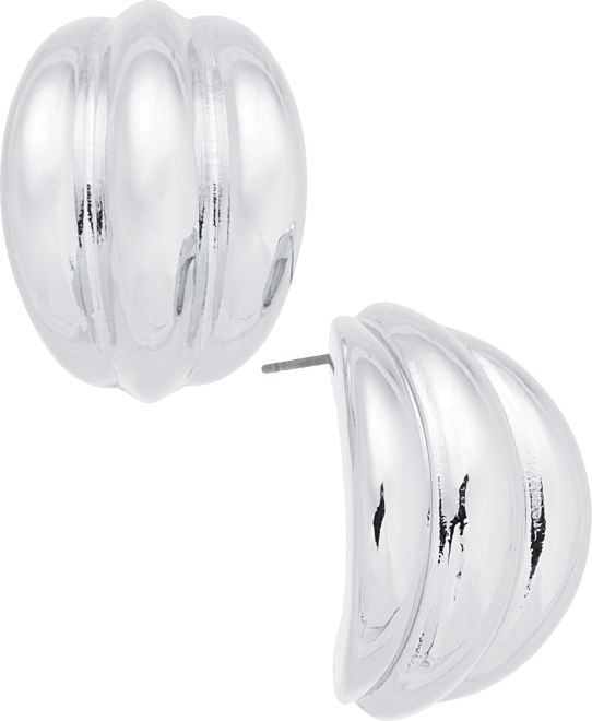 Shiny Button Earrings, Macy's Exclusive