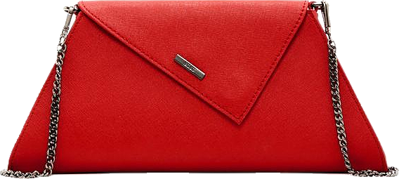 Red Clutch Bag Leather Clutch Purse Crossbody Evening Purse Unique Women's Red Handbag