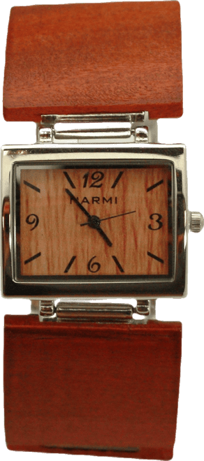 Square Wood Women Watch