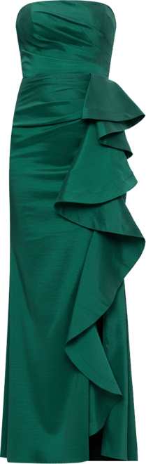 Women's Long Stretch Strapless Gown