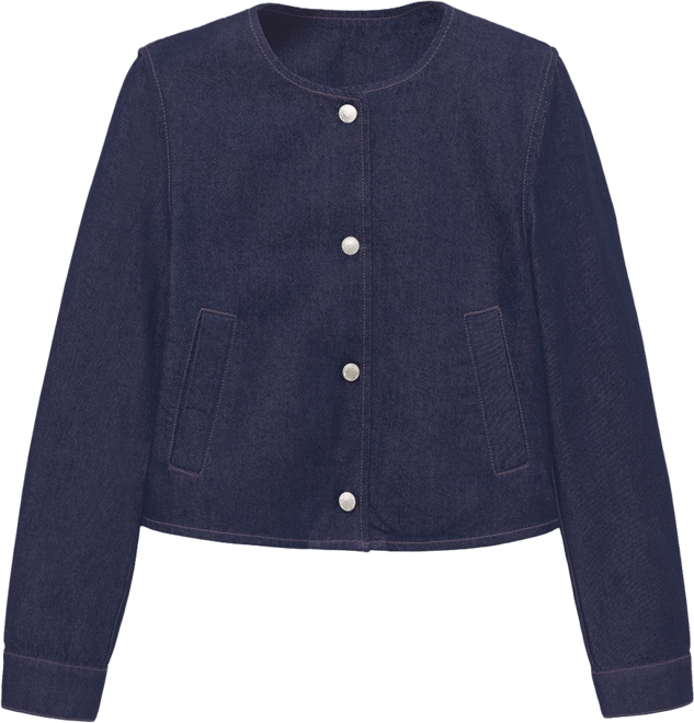 Women's Denim Crop Jacket