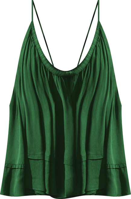 Women's Pleated Back Neckline Top