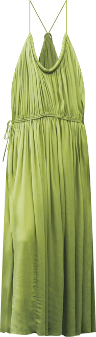 Women's Oversized Pleated Dress