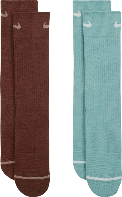 Nike Everyday Wool Cushioned Crew Socks (2 Pairs)