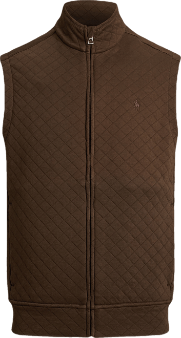 Men's Quilted Double-Knit Jersey Vest
