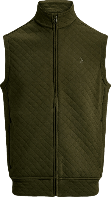 Polo Ralph Lauren Men's Quilted Double-Knit Jersey Vest - Macy's
