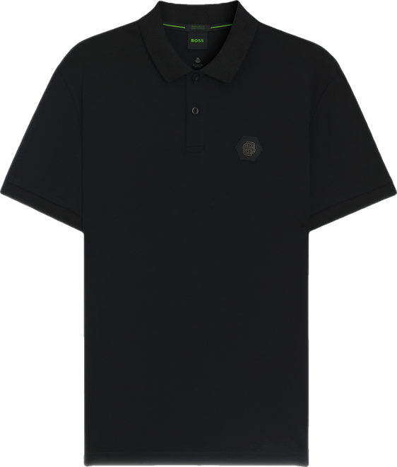 Boss by  Men's Pima-Cotton Monogram Polo Shirt