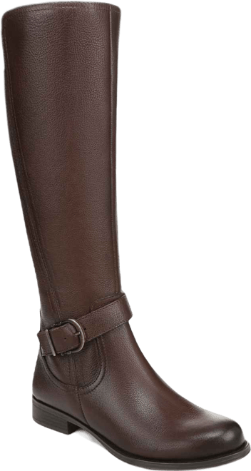 Jaya Knee High Block Heel Riding Boots