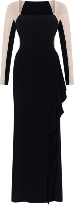 Women's Square Neck Long Dress