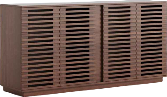 59.92" Buffet Sideboard with Solid Wood Doors