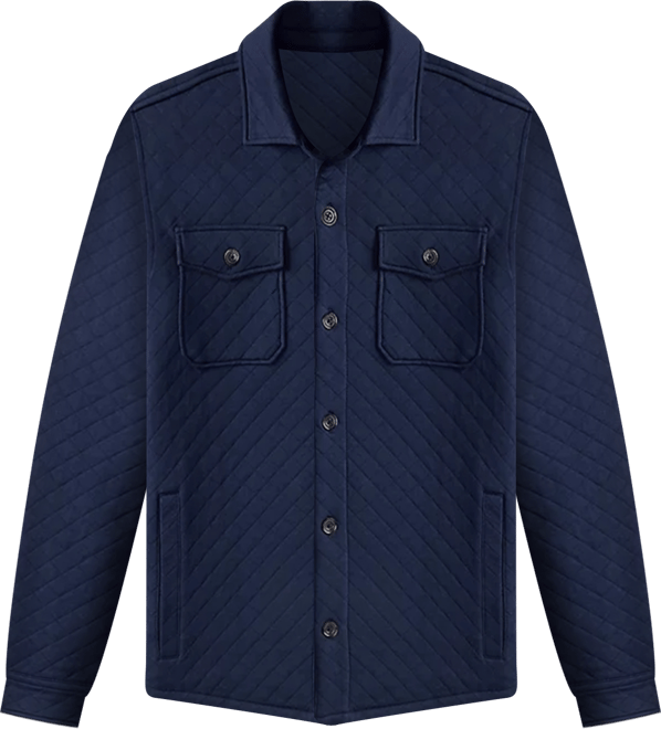 RR　deres double layered shirt jacket Polo Ralph Lauren Men's Quilted Double-Knit Jersey Shirt Jacket