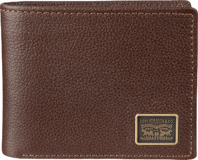 Men's Bill Divider and Ornament Passcase Wallet