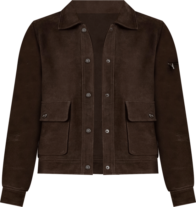 Women's Buttoned Suede Jacket
