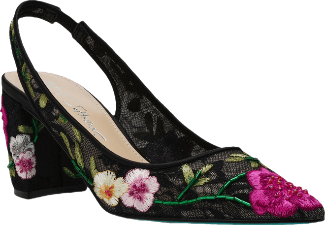 Women's Lira Mesh Embroidered Pumps