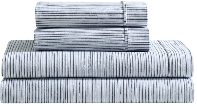 Closeout!  Washed Cotton Percale 4-Pc. Sheet Set, King